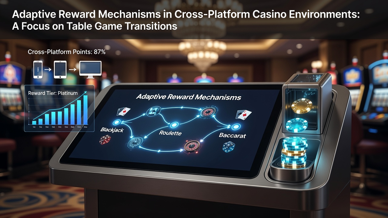 Illustration adaptiver Belohnungssysteme in Casino-Plattformen