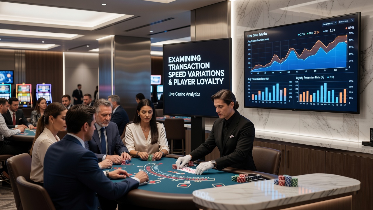 Diagramme zu Transaktionsmustern und Loyalitätskennzahlen in Live-Casinos