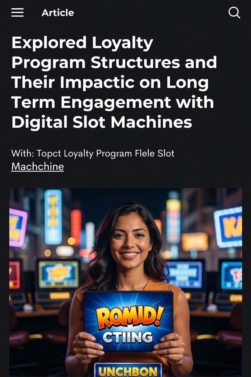 Digitale Slot-Maschinen mit Treuepunkte-Anzeige auf einem mobilen Gerät