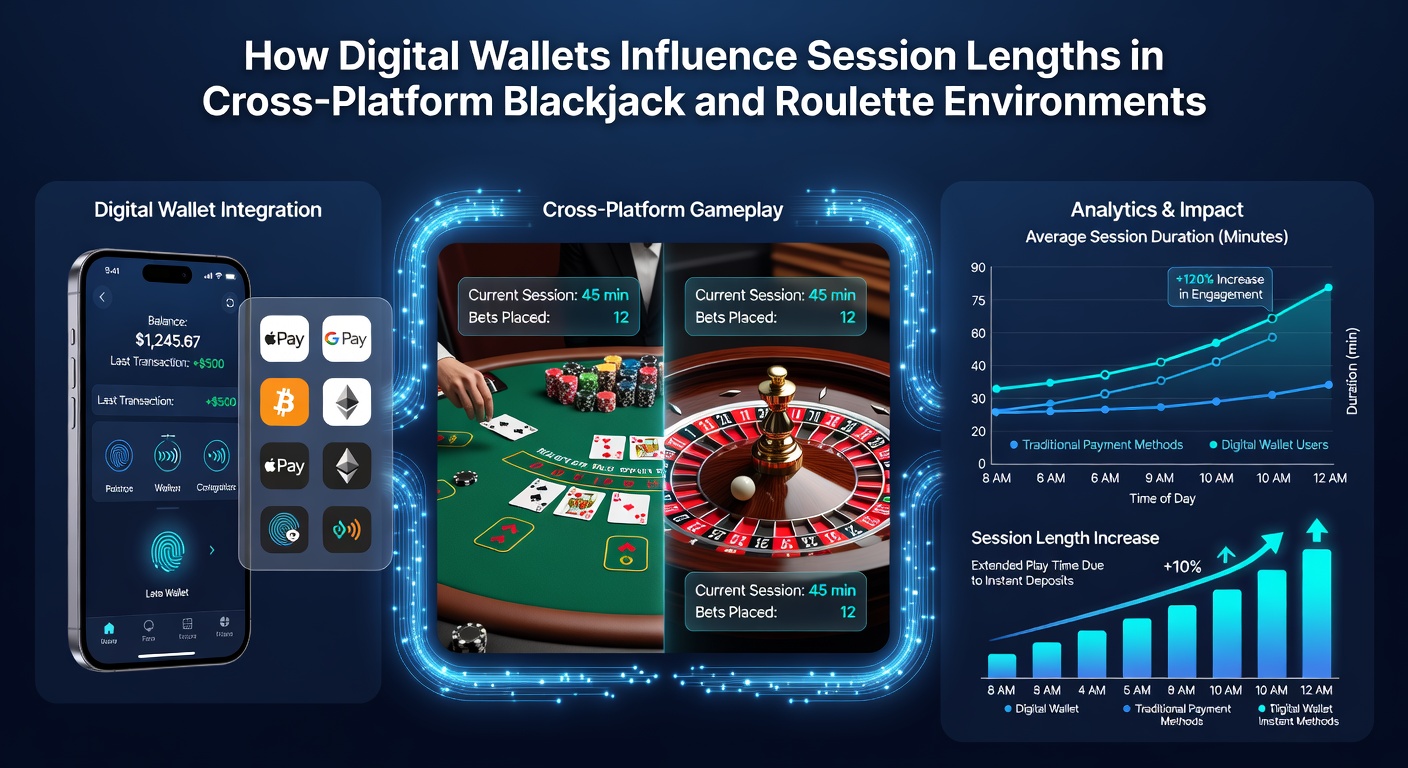Cross-Platform-Sitzungen in Blackjack und Roulette profitieren von digitalen Wallets durch reduzierte Reibungsverluste