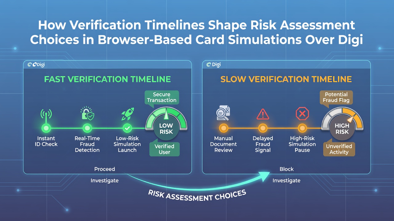 Vergleich von Verifizierungszeiträumen und Risikobewertung in digitalen Wallet- und Browser-Simulationen