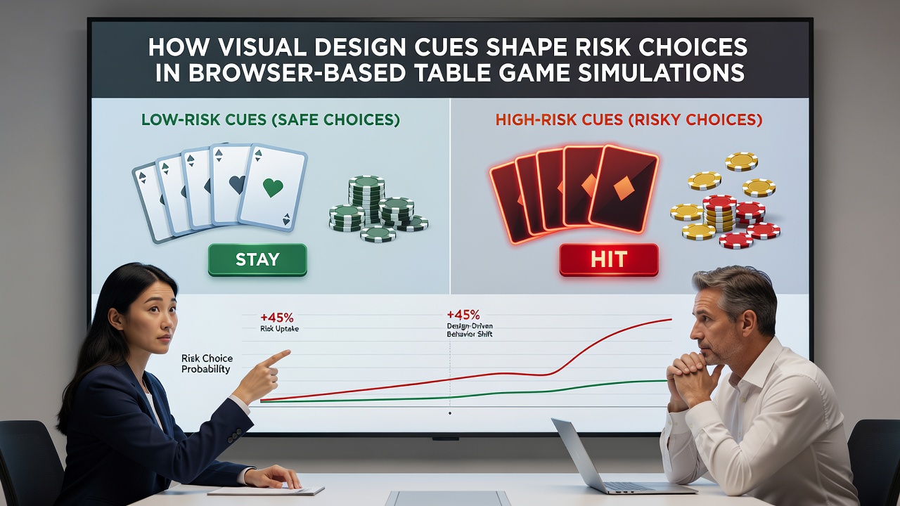Layout und Animationen in Tischspielsimulationen formen Risikoverhalten