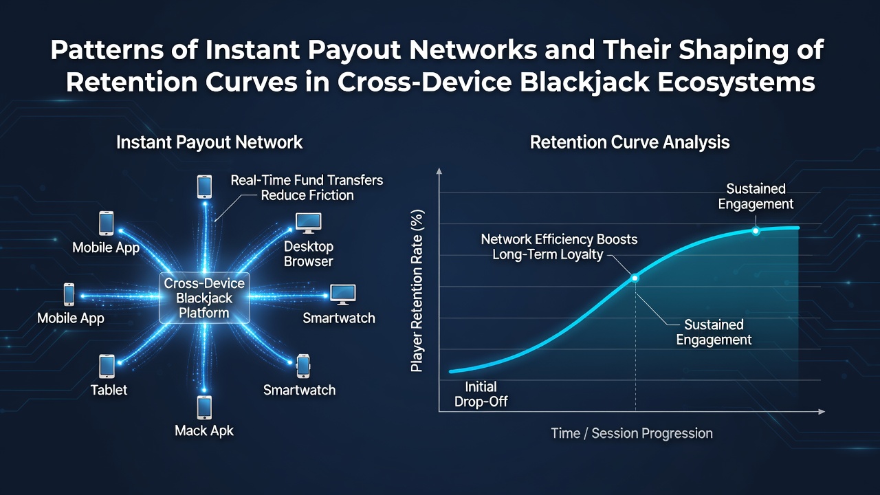 Visualisierung von Sofortauszahlungsnetzwerken und Retention-Kurven in Cross-Device-Blackjack-Umgebungen