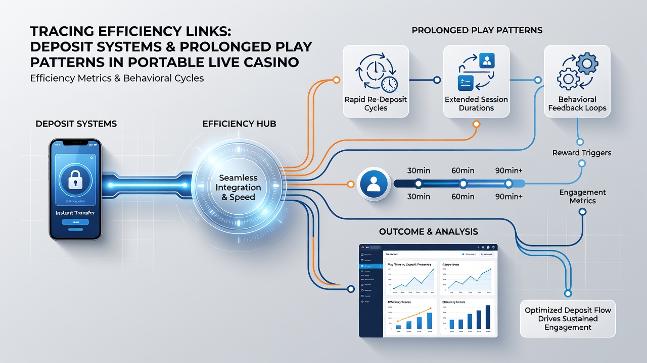 Analyse von Spielmustern und Einzahlungseffizienz in mobilen Live-Casino-Sitzungen